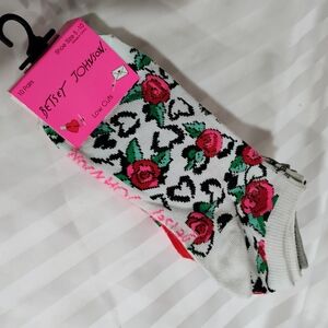 Betsey Johnson Floral Low Cut Socks 10 Pack